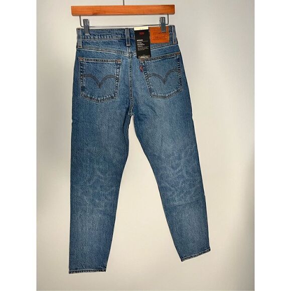Levi 501 Women's Wedgie Fit Straight Crop Button Fly Denim Pants Blue Size 26 NW - Picture 4 of 8